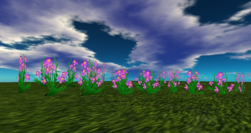 Garden Pink Flexi Flowers Narrow Shape NEW 2015