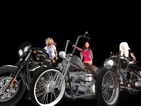 Second Life Marketplace - The Biker Babe Lena Mesh Body Outfit