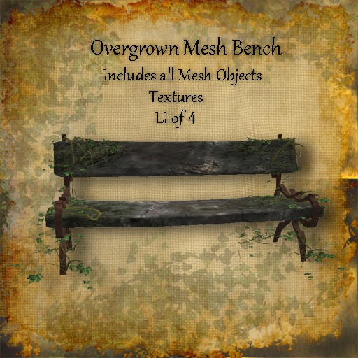 Bad Katz Mesh Overgrown Stone Bench