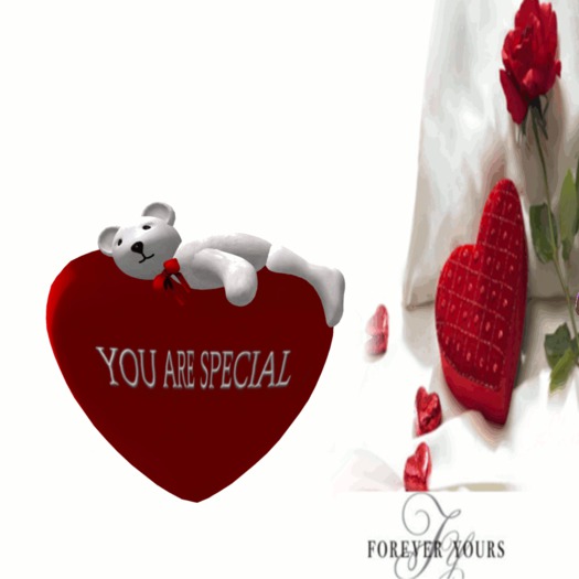 You are special teddy with Heart
