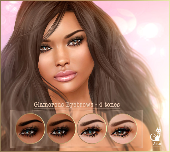 Arte - Eyebrows - glamorous - blacks&browns- DEMO