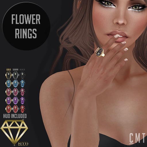.:ECCO:. Flower Rings - Fatpack