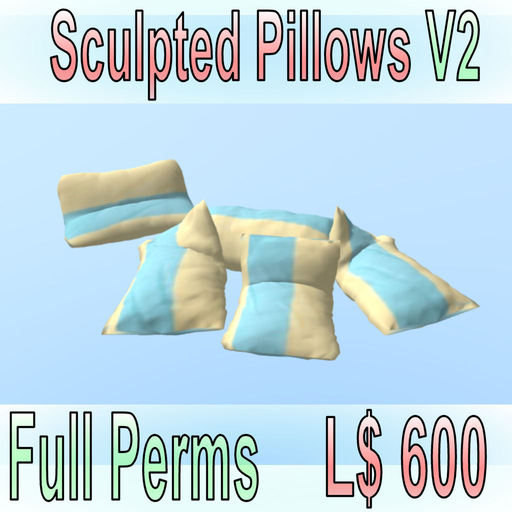 Full Perm Sculpted Pillows V2