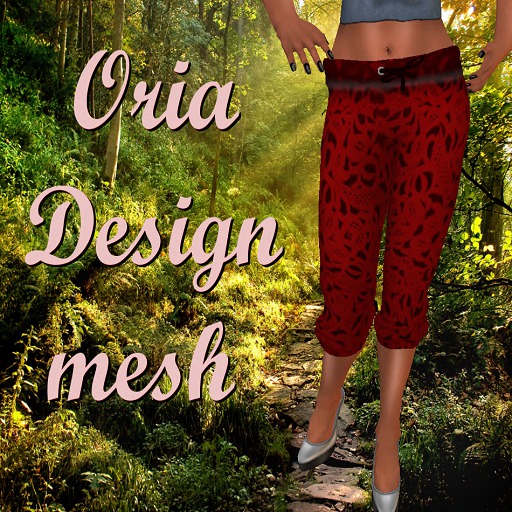 Oria Design - Capri Pants Red