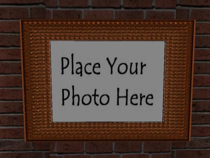 Brown Glittery Frame