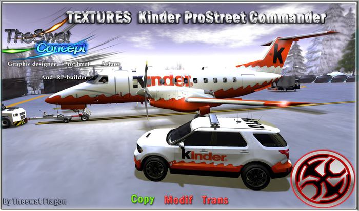 TEXTURES Kiinder ProStreet Commander  (TEXTURES ONLY)