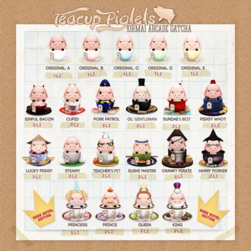 !O: Teacup Piglet Gatcha [Original A]
