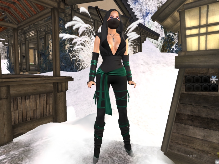 Para's Ninja with Strapped Boots - Green 160