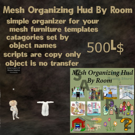 mesh organizer by room  empty