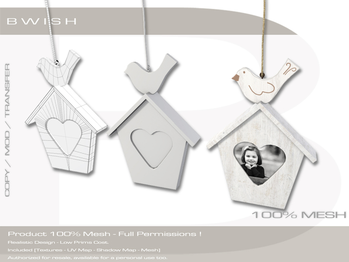 BWish - Birdhouse Frame Mesh