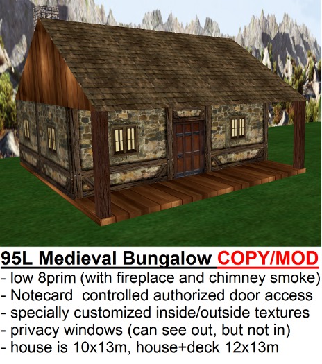 Attractive 8-PRIM Medieval Bungalow (UPDATED)