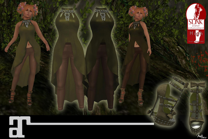 .: MB :. Forest Princess Outfit [Pumps Long Top Pants] Maitreya