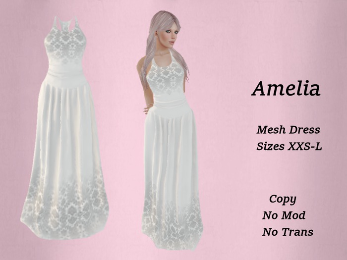 Amelia Dress White