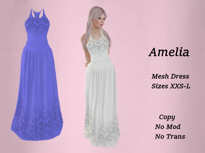 Amelia Dress Blue