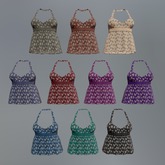 Paisley Mesh Halter (Fatpack)
