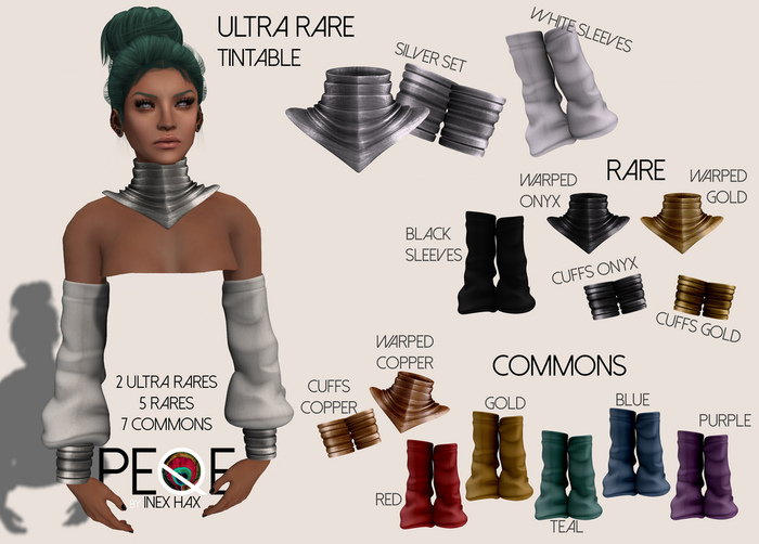 Peqe - Metal Warped (S) - Gold RARE