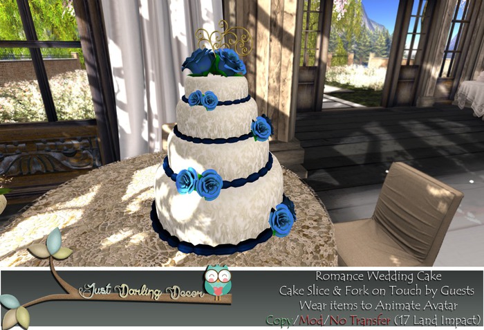 ::Just Darling:: Romance Cake Blue