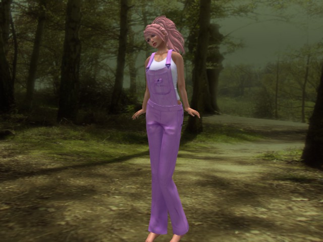 GlamGal lavender Overalls box