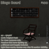 %Bingo Boards (3 cord lengths) *MESH* Delivery Box