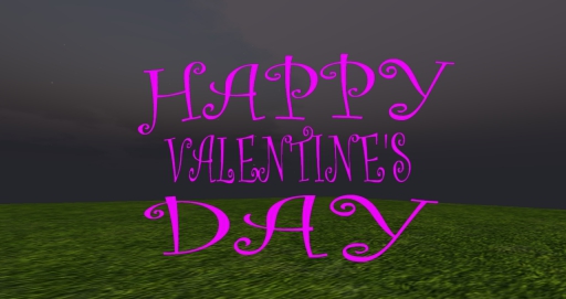 Valentine Sign Happy Valentines Day Pink Letters  NEW 2015