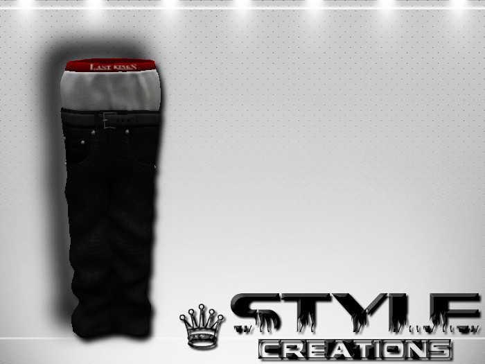 -STYLE- LAST KINGS RED JEANS