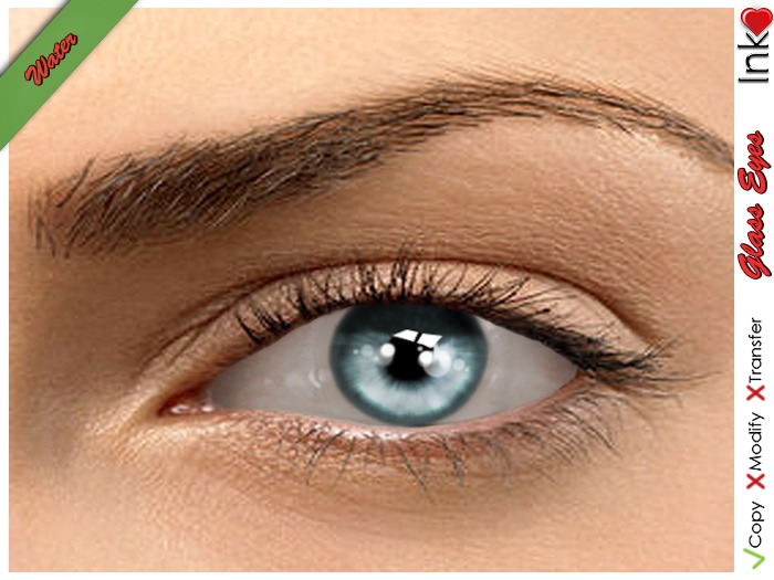 50% OFF - * Inkheart * - Glass Eyes - Water (3 Sizes Mesh+System)