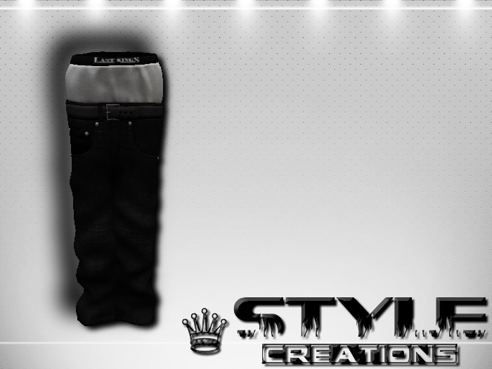 -STYLE- LAST KINGS BLK JEANS