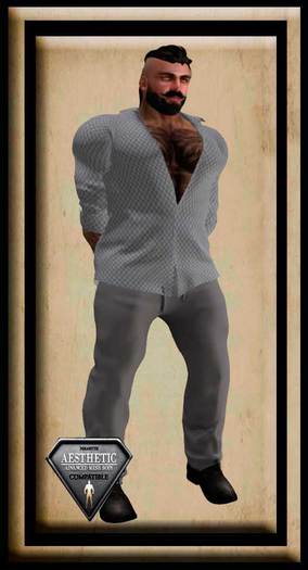 Wilson's - AESTHETIC body - Buttoned shirt in grey and pants