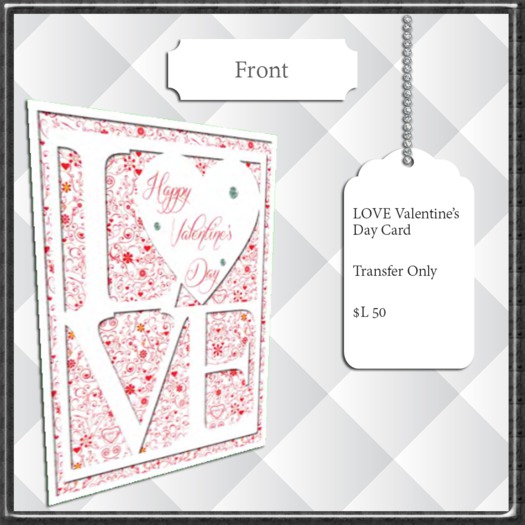 ~FS~ LOVE Valentine's Day Card