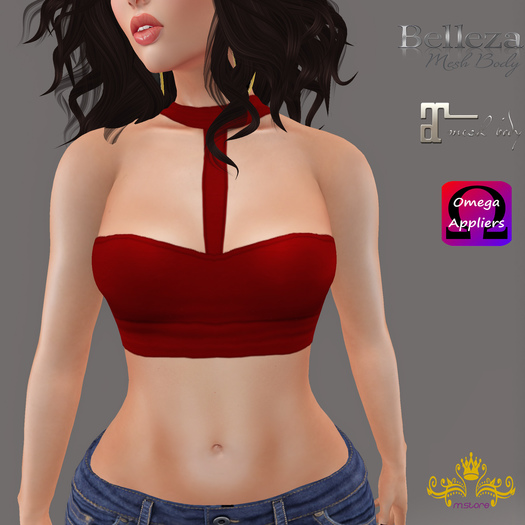 {M.S} Top Kyra Red