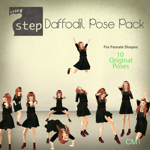 -STEP- Daffodil Pose Pack Box