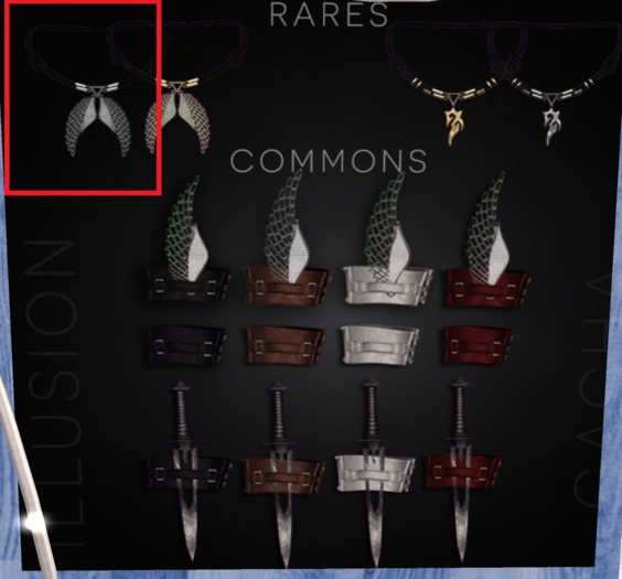 [BODY FACTORY] Illusion Angel Necklace (Silver) RARE