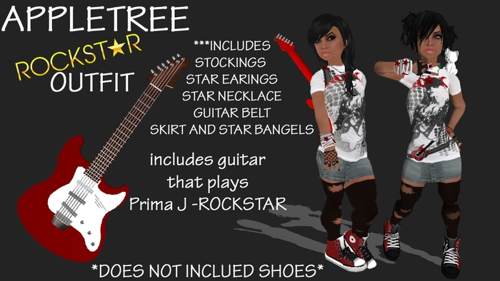 (f)@APPLETREE@ ROCKER girl OUTFIT (prima j)