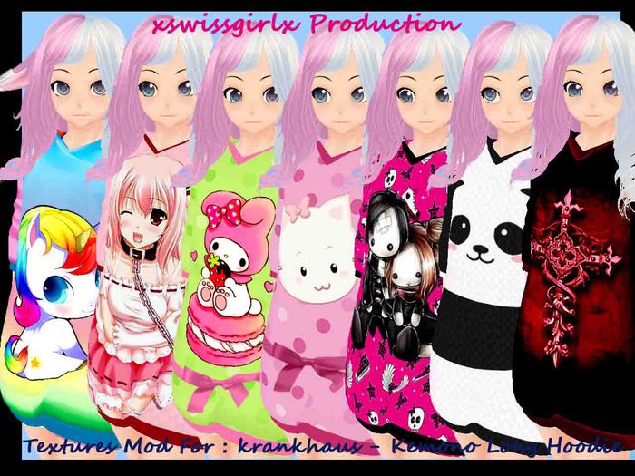 Textures Mod For : krankhaus - Kemono Long Hoodie