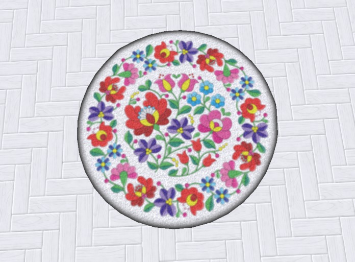 Gift-Seaweed Sonnet Mesh Hungarian Rug