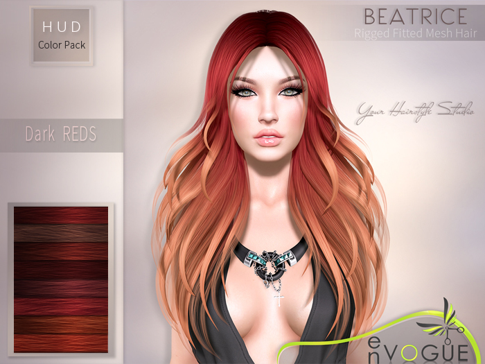 enVOGUE - HAIR Beatrice - Dark Reds