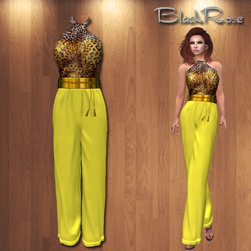 BlackRose Jumpsuit Leopard