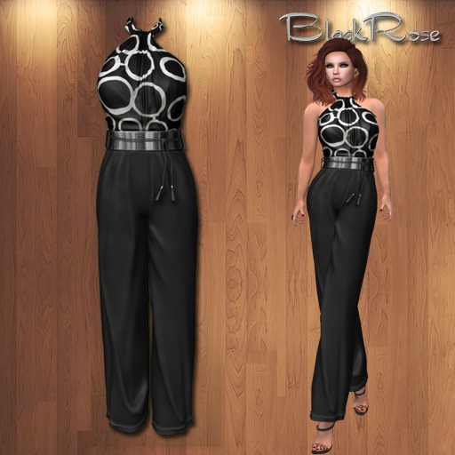 BlackRose Jumpsuit Circles