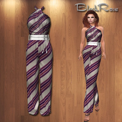 BlackRose Jumpsuit Striped
