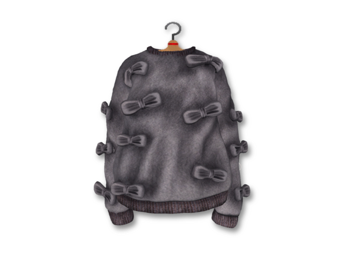 {amiable}Mesh Bow Pop Trainer_Black