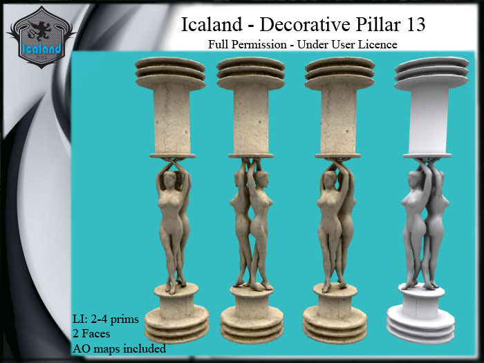 Icaland - Decorative Pillar 13