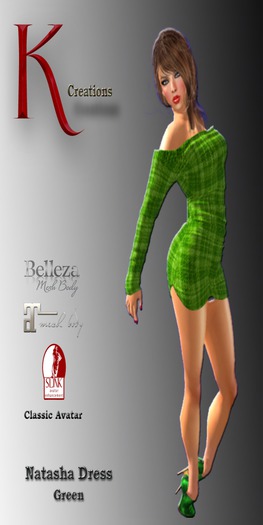 Natasha Dress Green