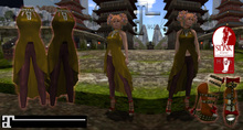 .: MB :. Fire Princess Outfit [Pumps Long Top Leggins] Maitreya