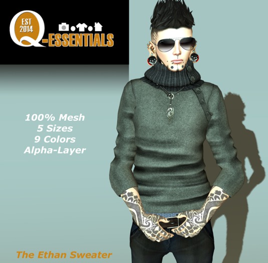 {Q-Essentials} Sandstorm Ethan Sweater