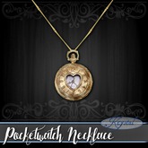 :::Krystal::: Pocketwatch - Necklace - Gold