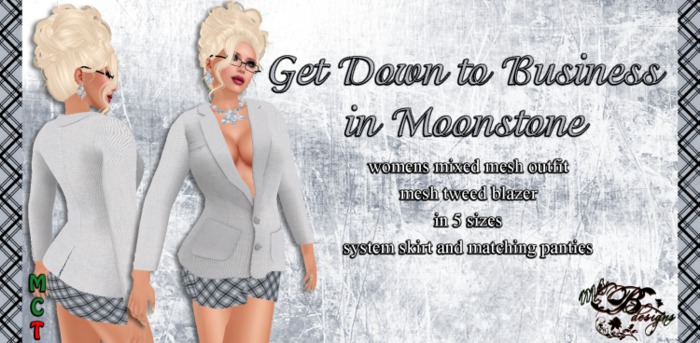 {Ms. B. Designs} Get Down to Business Moonstone
