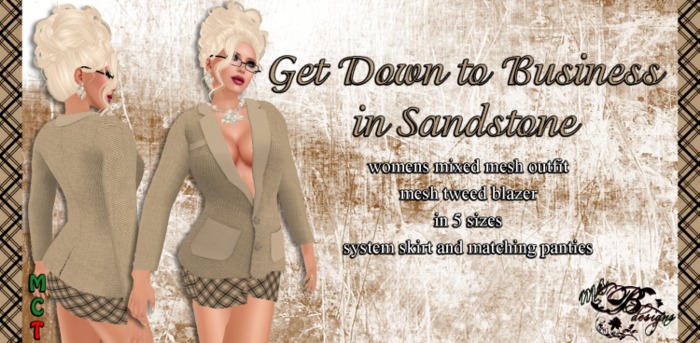 {Ms. B. Designs} Get Down to Business Sandstone