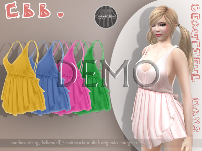 CBB_Bowknot dress 5 color DEMO