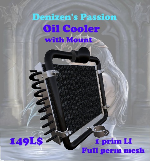 Oil Cooler with Mount **