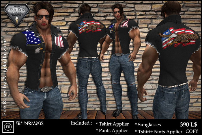 fR* NRM002. Niramith Aesthetic outfit, body applier for ENZO Body mesh